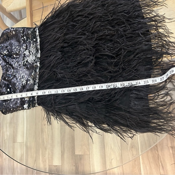 Authentic Feather and Sequin Stapless Dress - Picture 7 of 9
